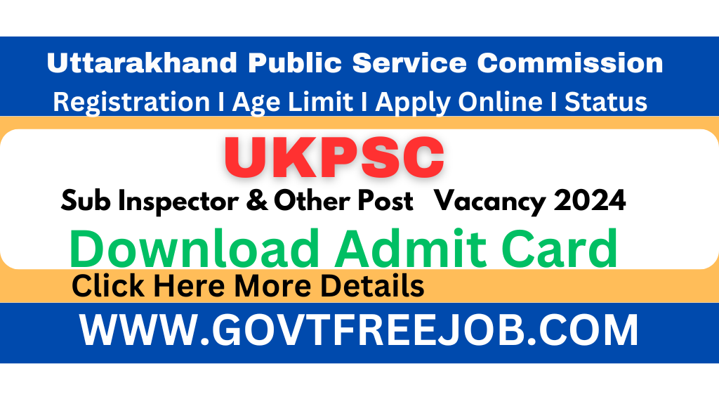 Sub Inspector & Other Post