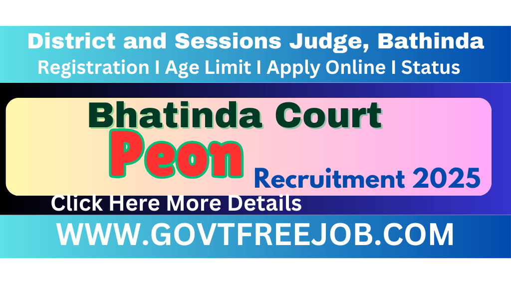 District and Sessions Judge, Bathinda