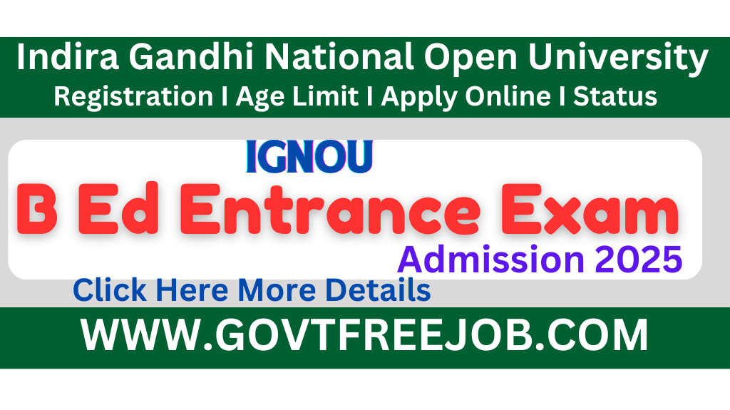 B Ed Entrance Exam