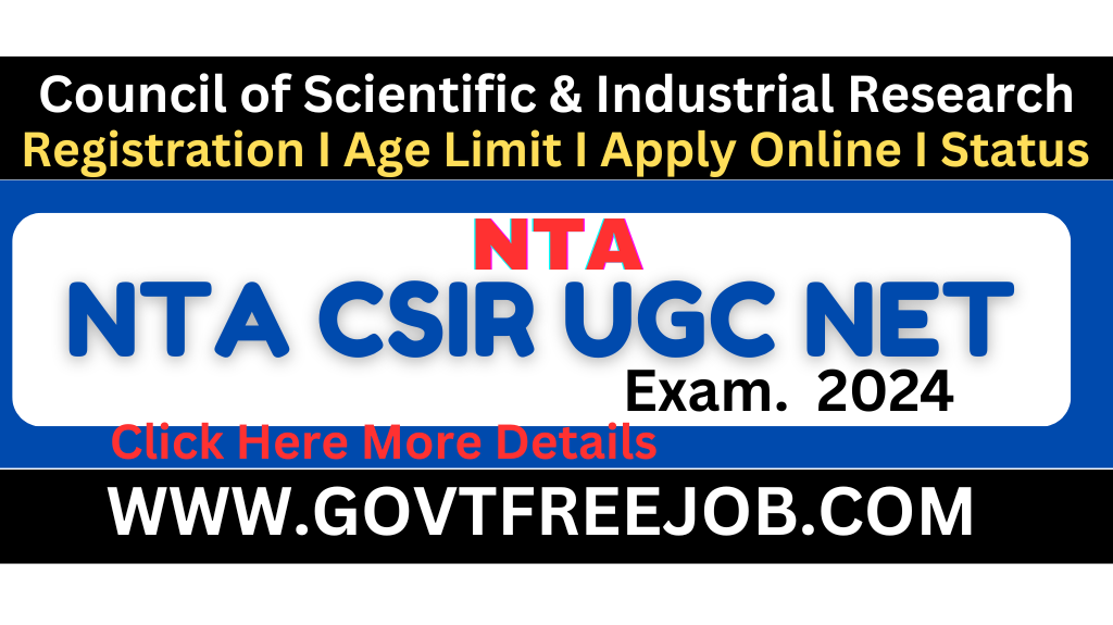 NTA CSIR UGC NET