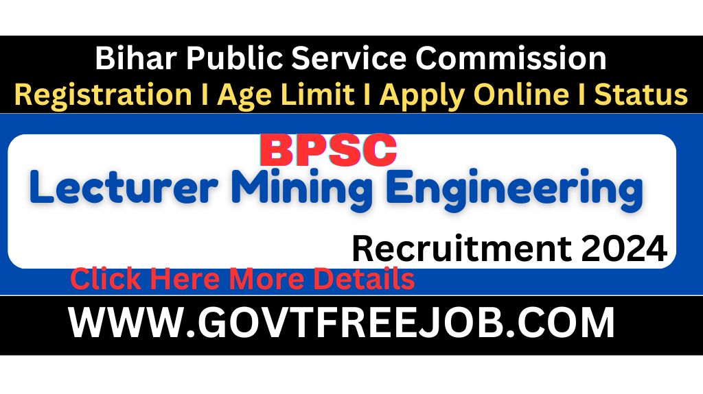 Lecturer Mining Engineering