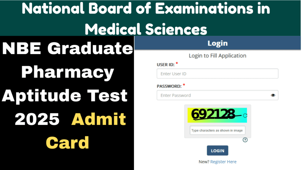 GPAT 2025 Admit card