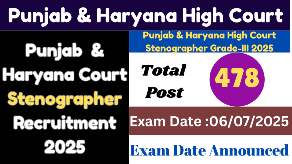 Stenographer Grade-III Exam Date