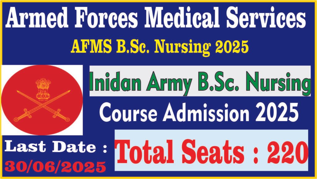 afms b.sc .nursing 2025