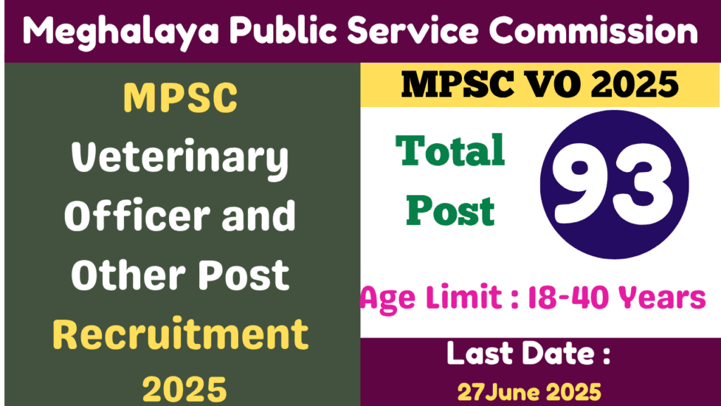 Animal Husbandry Veterinary Officer and Various post 2025