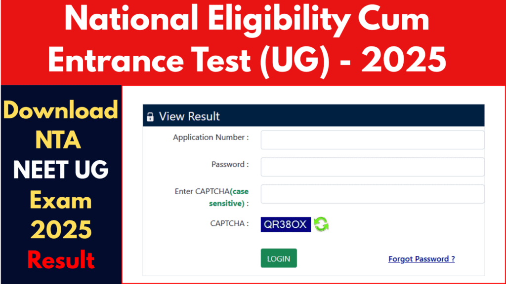 download neet ug 2025 result