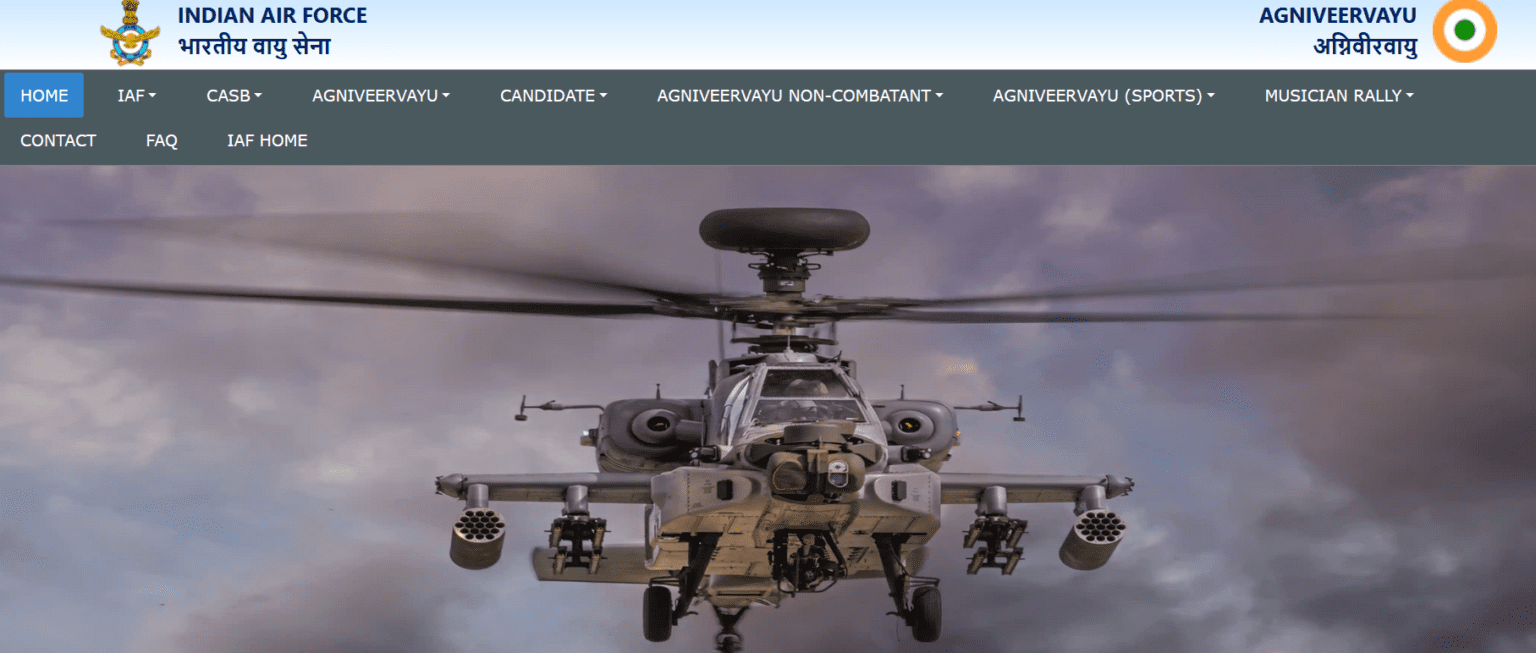Indian AirForce Agniveer Intake 02/2026 Online Form Date Extended ...
