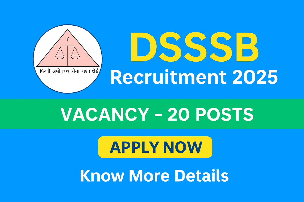Various Post DSSSB Recruitment 2025
