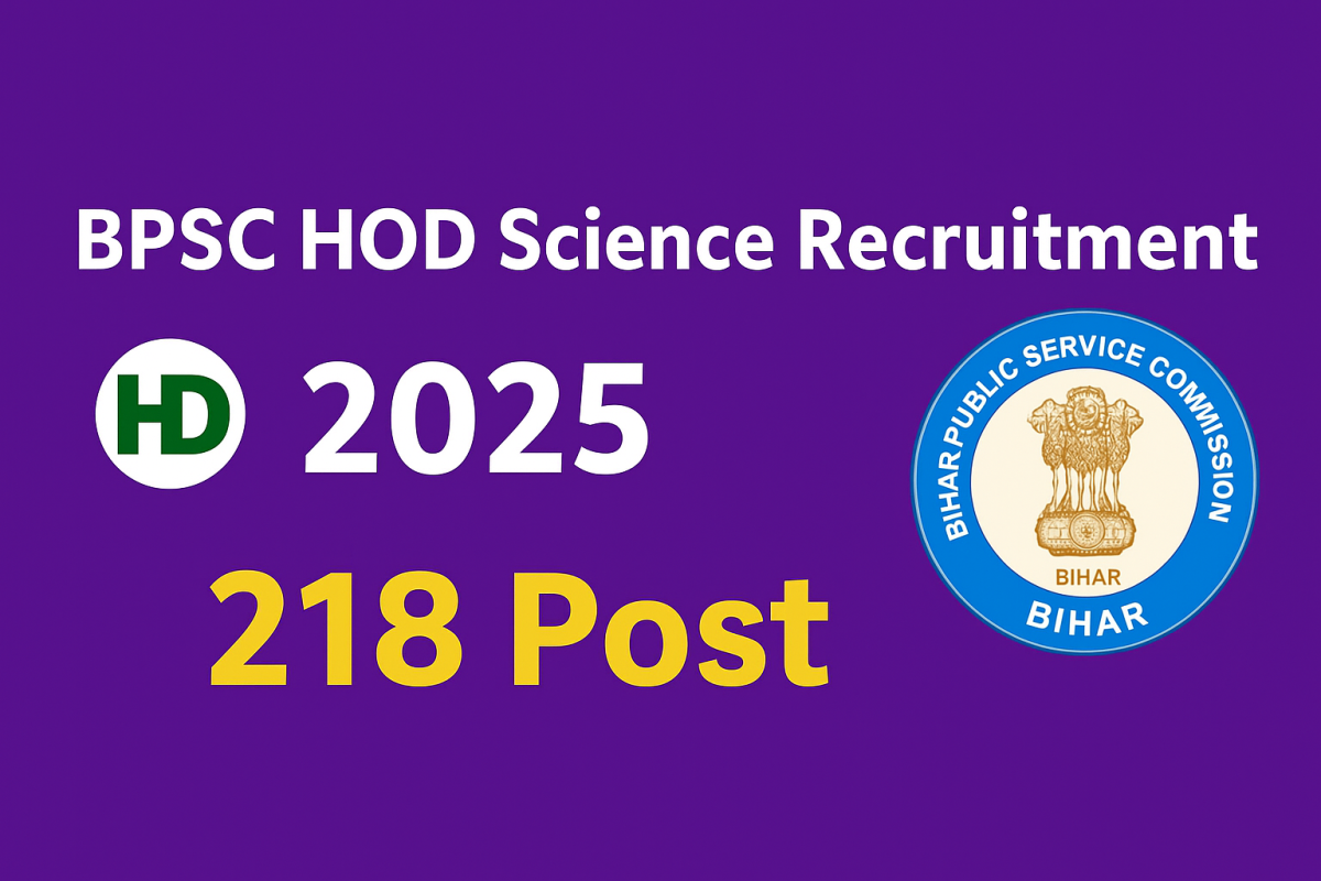 BPSC HOD Recruitment 2025 BPSC HOD Recruitment 2025