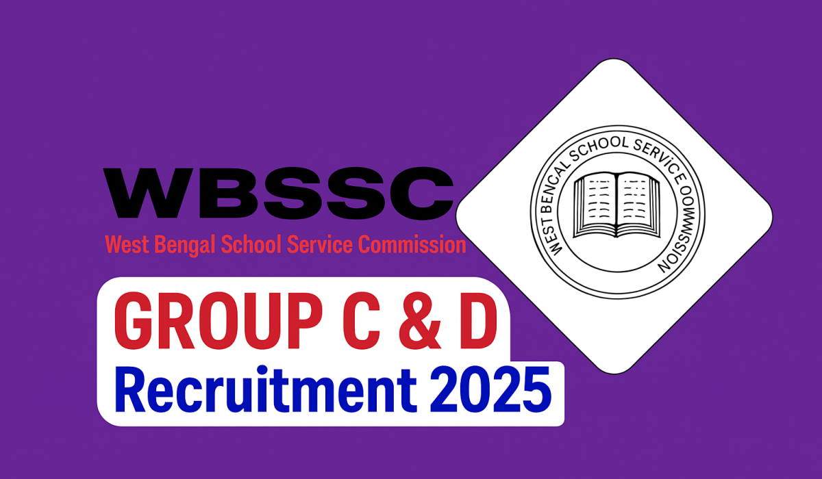 WBSSC Group C and D Recruitment 2025