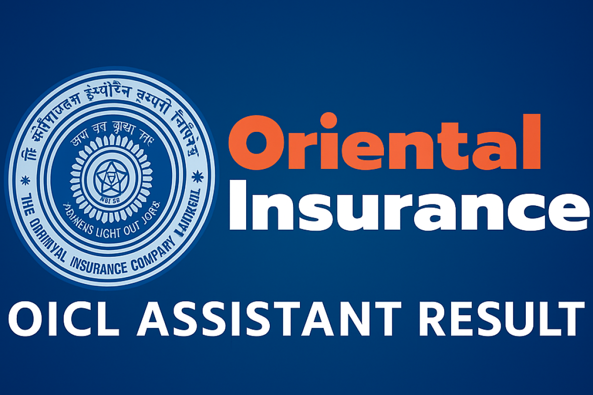 Oriental Insurance OICL Assistant Result 2025