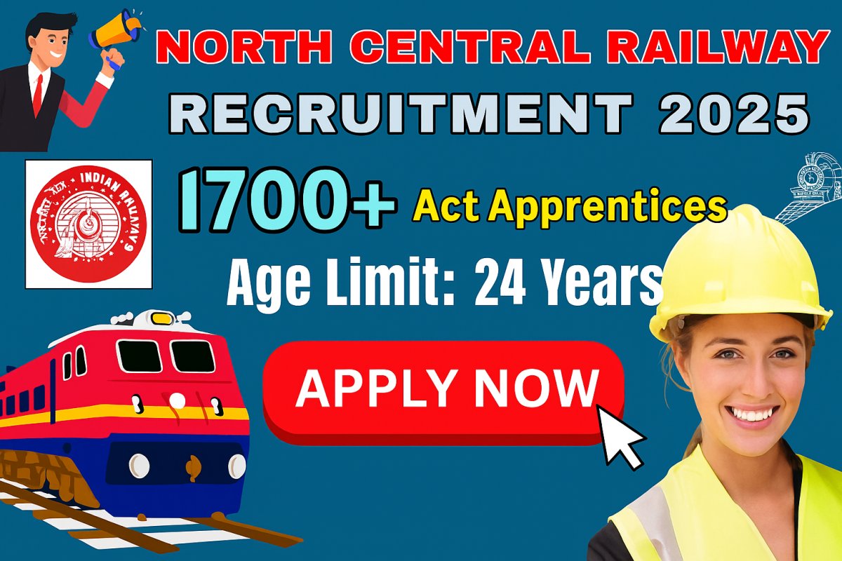 RRC NCR Act Apprentices Recruitment 2025 RRC NCR Act Apprentices Recruitment 2025
