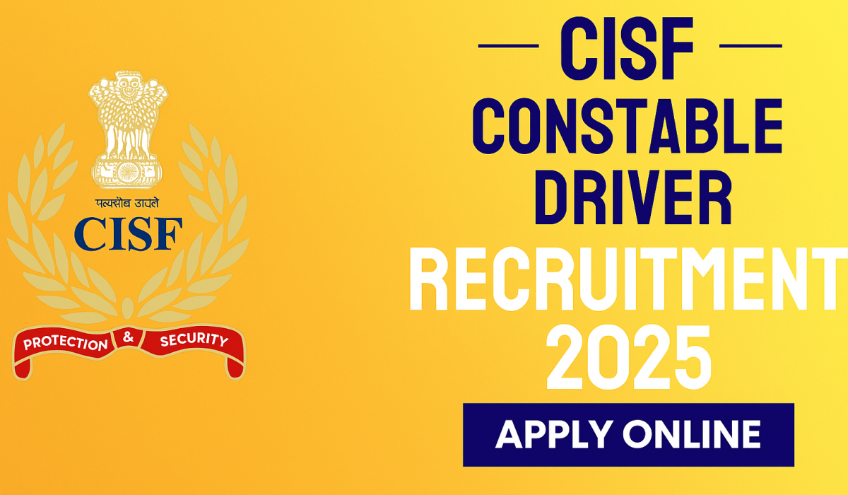 CISF Constable Driver CISF Constable Driver