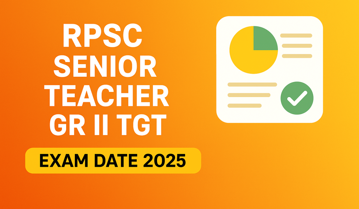 RPSC Senior Teacher Gr II 2025